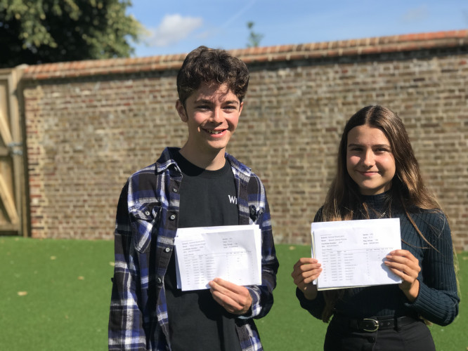 Elliot Wright And Eleanor Thomas GCSE Results